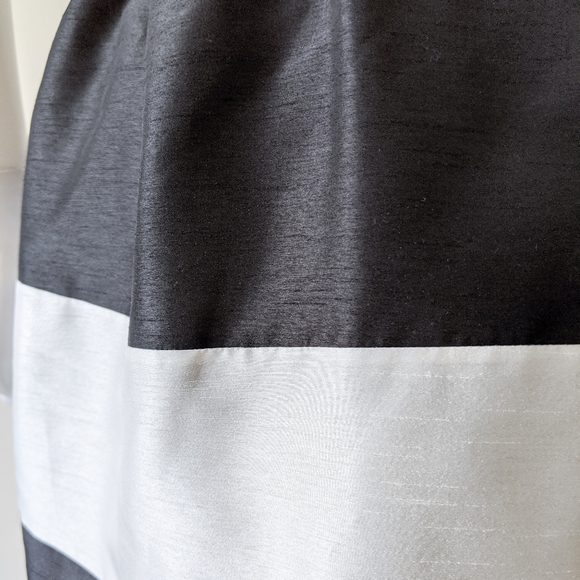 NWT High Waisted Color Block Stripe Skirt - Picture 6 of 6